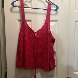 Old Navy Pink Knit Tank Top